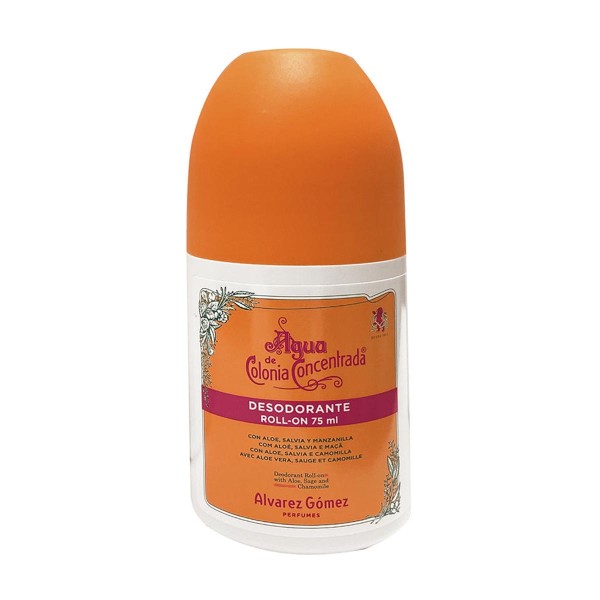 Alvarez gomez agua de colonia concentrada desodorante roll-on 75ml